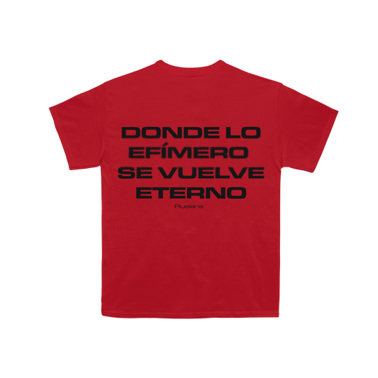 Camiseta Roja Oficial "catarsis"